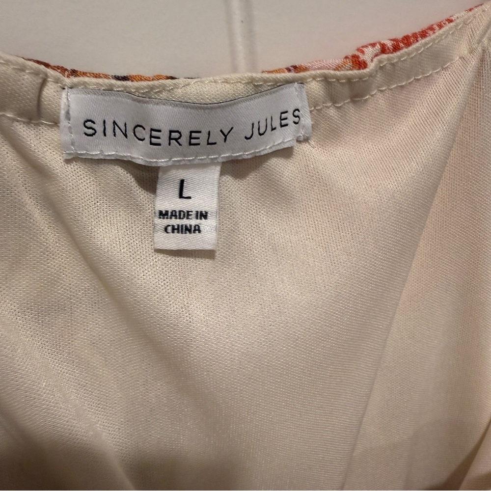 Sincerely Jules Burgundy and Cream Patchwork Floral Maxi Dress - Picture 6 of 12